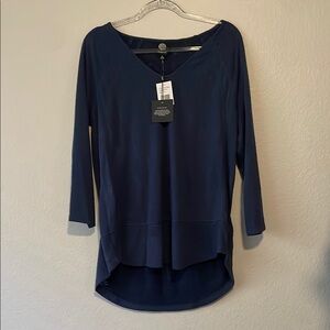 Bobeau Navy Blue Blouse